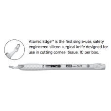 Atomic Edge Safety Slit Knives 2.8 mm, angled 45 degrees, double bevel